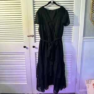 Elegant Black Women's Dress